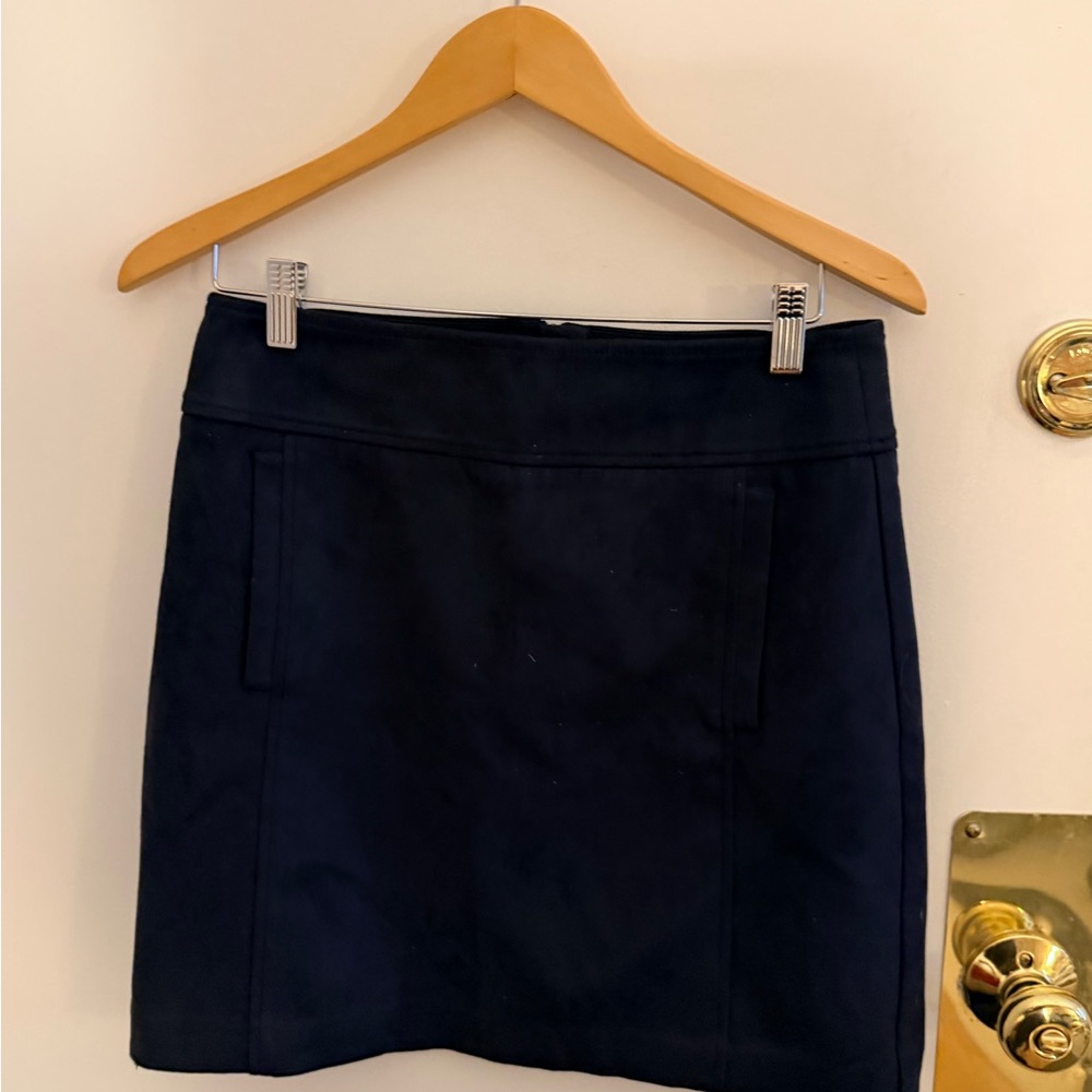 LOFT Dark Blue Mini Skirt